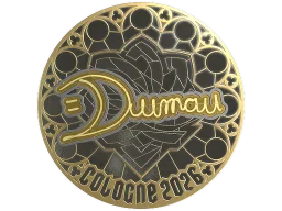 Sticker | dumau (Gold) | Cologne 2026