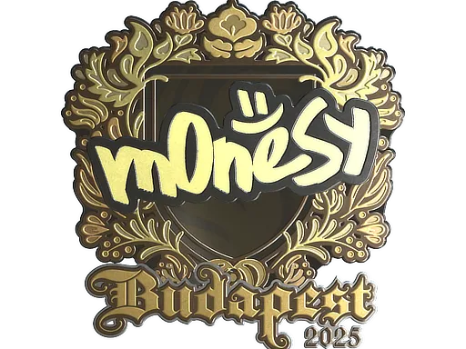 Sticker | m0NESY (Gold) | Budapest 2025