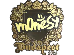 Sticker | m0NESY (Gold) | Budapest 2025