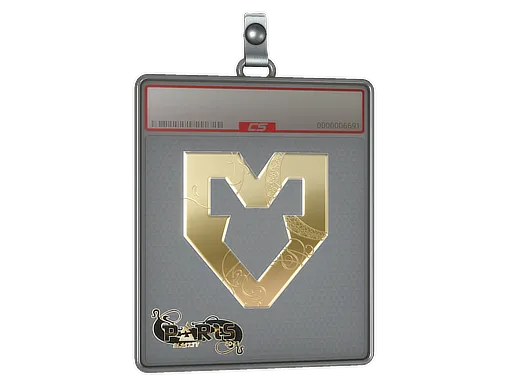 Sticker Slab | MOUZ (Gold) | Paris 2023
