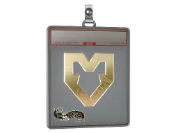Sticker Slab | MOUZ (Gold) | Paris 2023