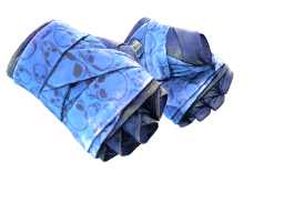 ★ Hand Wraps | Cobalt Skulls (Battle-Scarred)