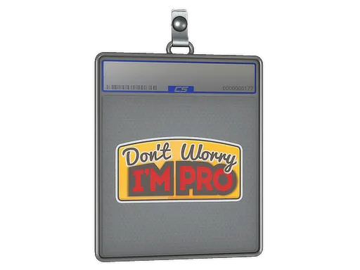Sticker Slab | Don't Worry, I'm Pro