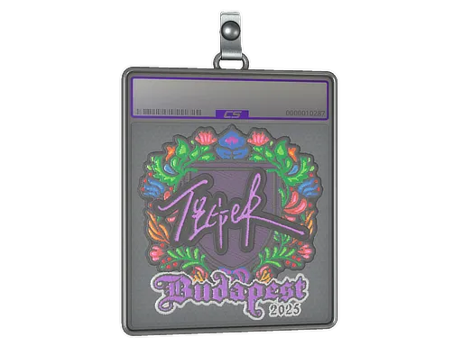 Sticker Slab | Tiger (Embroidered) | Budapest 2025