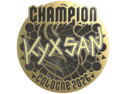 Sticker | kyxsan (Gold, Champion) | Cologne 2026