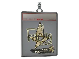 Sticker Slab | Farlig (Gold) | Antwerp 2022