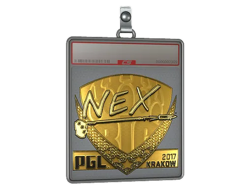 Sticker Slab | nex (Gold) | Krakow 2017