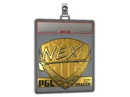 Sticker Slab | nex (Gold) | Krakow 2017