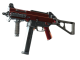 UMP-45 | Crimson Foil (Well-Worn)