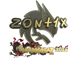 Sticker | zont1x (Gold) | Shanghai 2024
