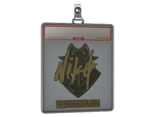 Sticker Slab | NiKo (Gold) | Copenhagen 2024