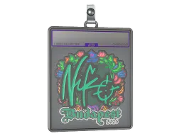 Sticker Slab | NiKo (Embroidered) | Budapest 2025