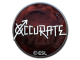 Sticker | xccurate (Foil) | Katowice 2019