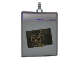 Sticker Slab | Hello MP7 (Gold)