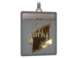 Sticker Slab | Nifty (Gold) | Boston 2018
