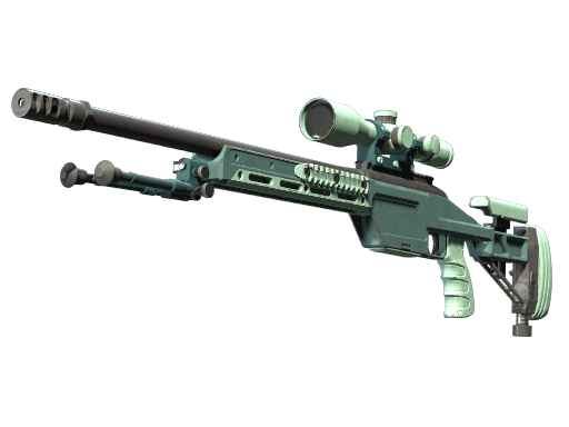 Souvenir SSG 08 | Blue Spruce (Well-Worn)