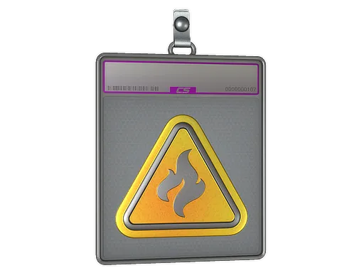 Sticker Slab | Flammable (Foil)