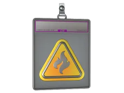 Sticker Slab | Flammable (Foil)