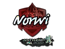 Sticker | Norwi (Glitter) | Antwerp 2022