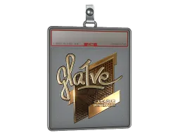 Sticker Slab | gla1ve (Gold) | Boston 2018