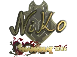 Sticker | NiKo (Gold) | Shanghai 2024