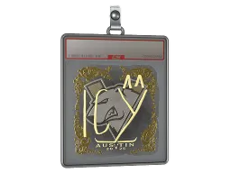Sticker Slab | ICY (Gold) | Austin 2025