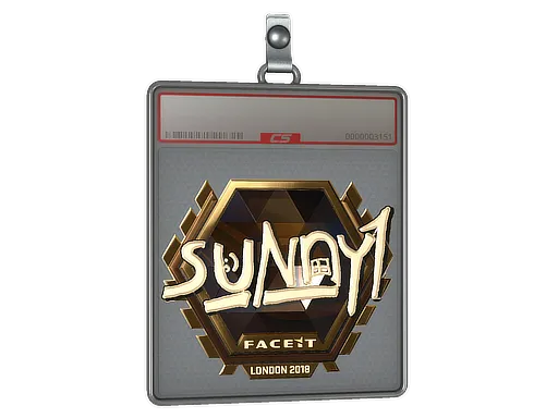 Sticker Slab | suNny (Gold) | London 2018