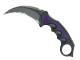 ★ StatTrak™ Karambit | Ultraviolet (Well-Worn)