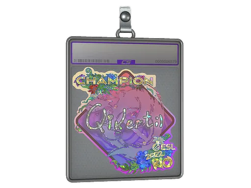 Sticker Slab | qikert (Glitter, Champion) | Rio 2022