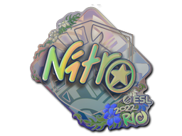 Sticker | nitr0 (Holo) | Rio 2022