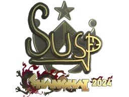 Sticker | susp (Gold) | Shanghai 2024