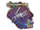 Sticker | Jame (Glitter, Champion) | Rio 2022 CS2 skin