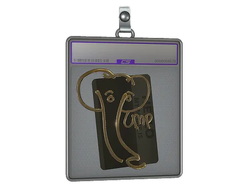 Sticker Slab | Hello UMP-45 (Gold)