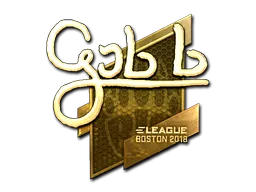 Sticker | gob b (Gold) | Boston 2018