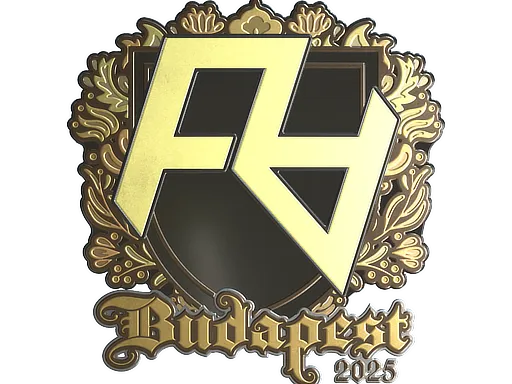 Sticker | Rare Atom (Gold) | Budapest 2025