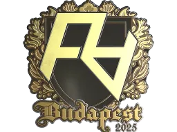 Sticker | Rare Atom (Gold) | Budapest 2025