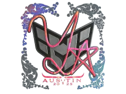 Sticker | yxngstxr (Holo) | Austin 2025