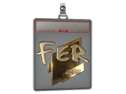 Sticker Slab | fer (Gold) | Boston 2018