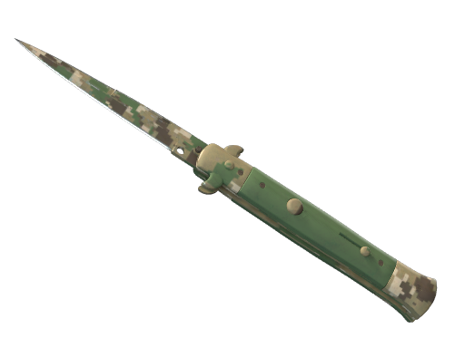 ★ Stiletto Knife | Forest DDPAT (Field-Tested)