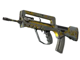 FAMAS | Neural Net (Battle-Scarred)