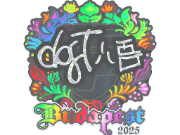Sticker | dgt (Holo) | Budapest 2025