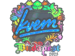 Sticker | Kvem (Holo) | Budapest 2025