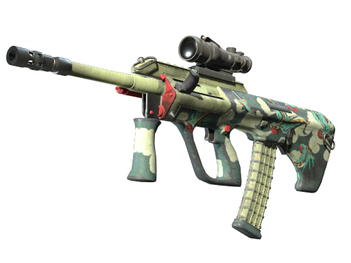 StatTrak™ AUG | Fleet Flock (Well-Worn)