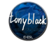 Sticker | tonyblack (Foil) | Katowice 2019