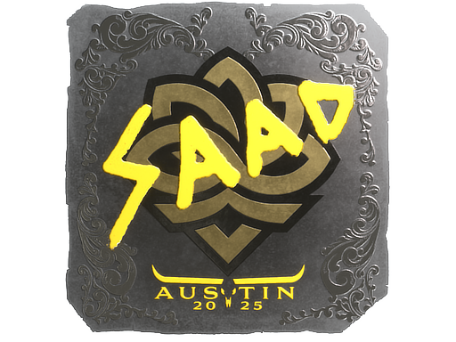 Sticker | saadzin (Foil) | Austin 2025