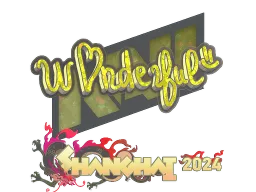 Sticker | w0nderful (Glitter) | Shanghai 2024