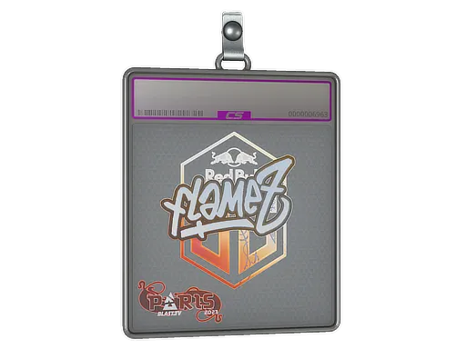 Sticker Slab | FlameZ (Holo) | Paris 2023