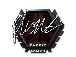 Sticker | flusha (Foil) | London 2018