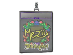 Sticker Slab | mezii (Embroidered) | Budapest 2025