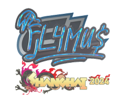 Sticker | FL4MUS (Glitter) | Shanghai 2024